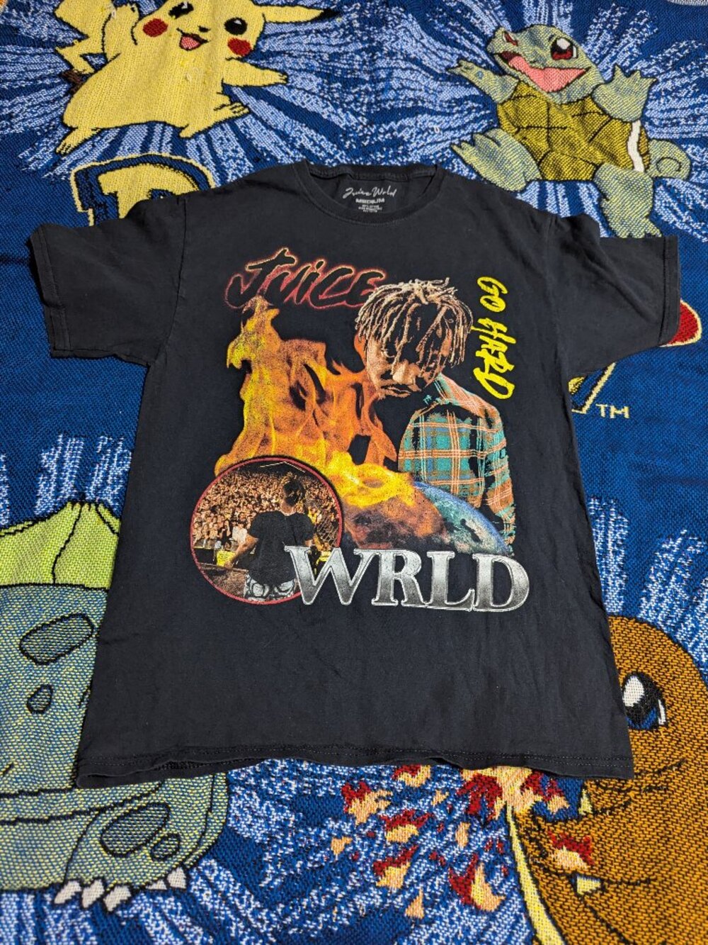 Juice World Go Hard Black T-Shirt.  In good condition, size medium.